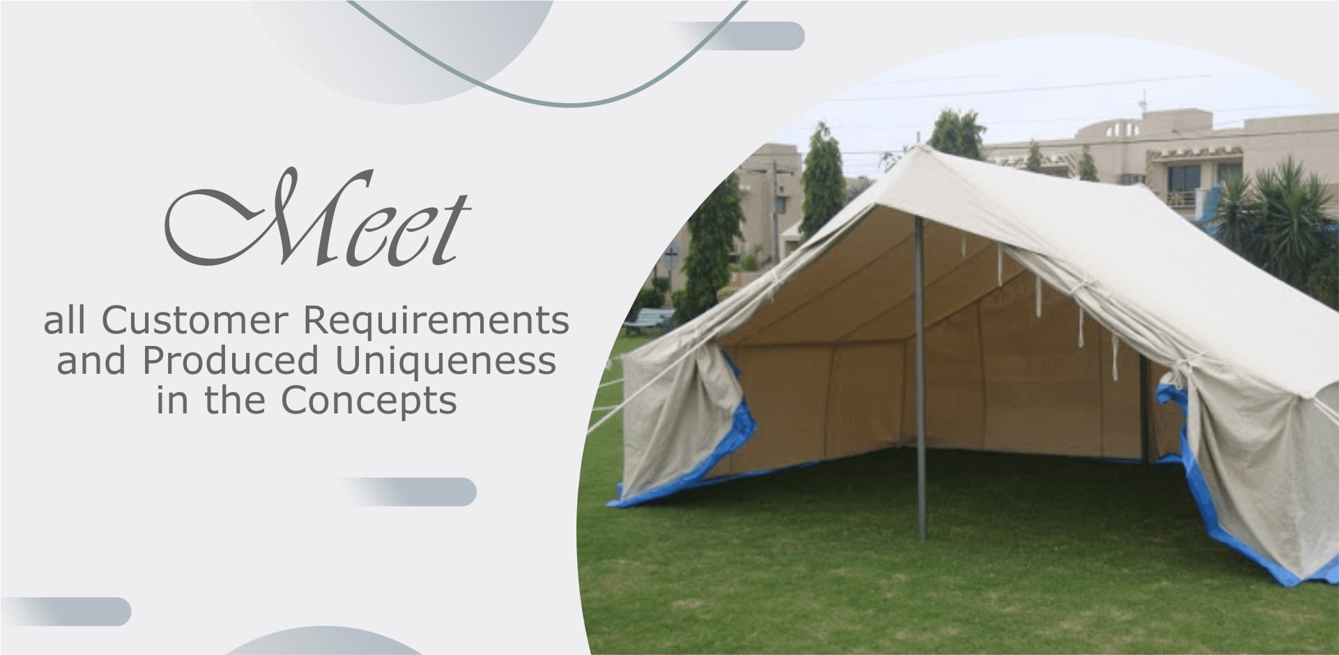 Marque Tents With Arabic Traditional Look