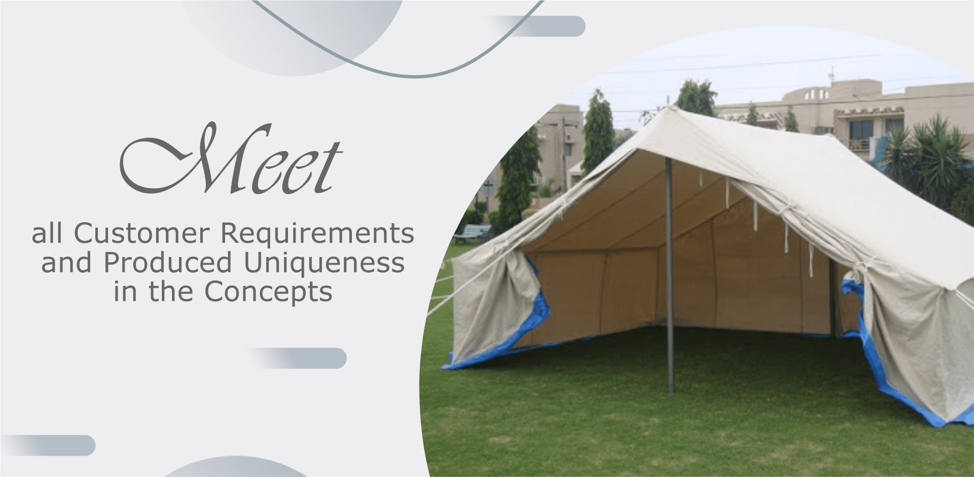 Tents and Tarpaulin in Pakistan Deluxe Tents Wedding Tents General Tents NBTents